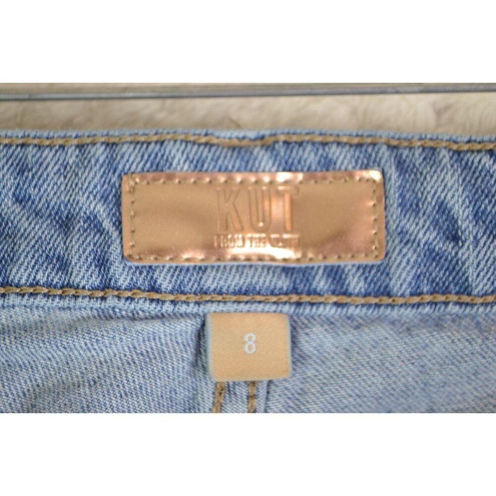 Kut from the Kloth Miller Wide Leg Women's 8 High Rise Light Wash Jeans - Picture 4 of 16